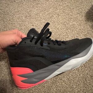 Puma Melo Pink Athletic Sneakers size 4 sport shoes kids